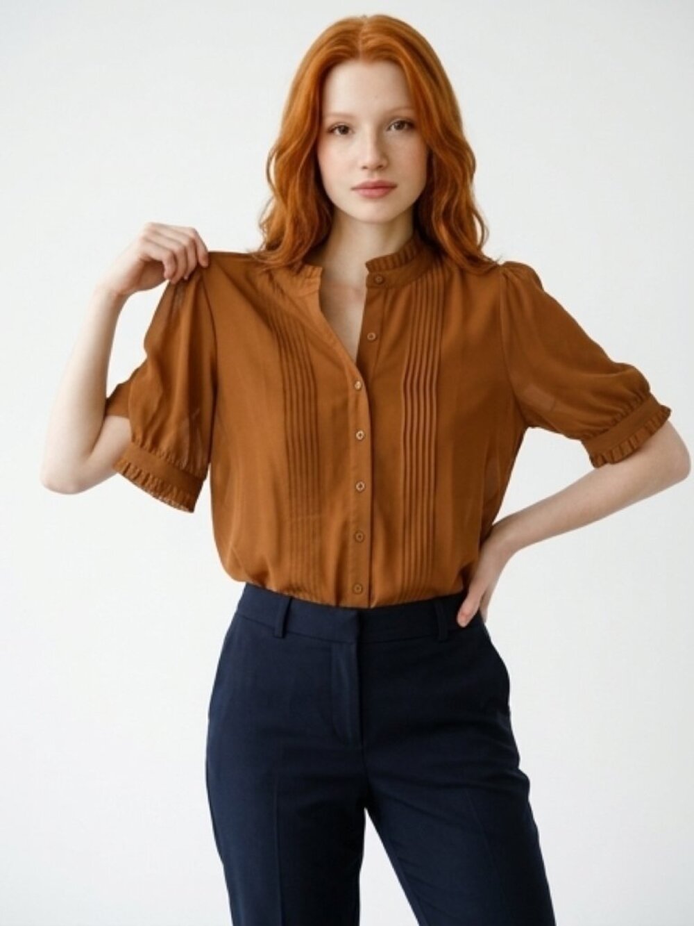 Calvin Klein Brown Blouse